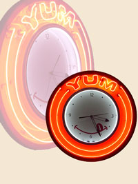 36 inch single neon clock
