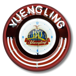 yuengling 36 inch neon clock