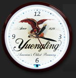 yuengling neon clock
